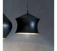 Lampada LED a sospensione Beat Waist di Tom Dixon, nera, Ø 41 cm Tom Dixon