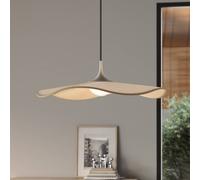Lampada LED a sospensione Bover "Mediterrània", color crema, Ø 52 cm, Bover