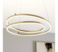 Lampada LED a sospensione Davian di Lindby, color ottone, 49 cm, dimmerabile LINDBY