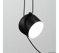 Lampada LED a sospensione FLOS Aim Small, nera Flos
