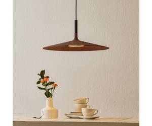 Lampada LED a sospensione Foscarini Aplomb Large, marrone Foscarini