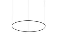 Lampada LED a sospensione IDEAL LUX Oracle Slim nera 3.000K Ø 150 cm IDEAL LUX