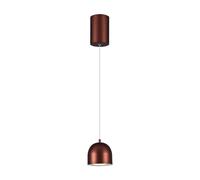 Lampada LED A Sospensione Luce Plafoniera da Salotto Marrone Chiaro Bianco Caldo [EEK: Inaditato]