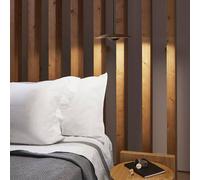 Lampada LED a sospensione MARSET Ginger, Triac Ø20 cm, ottone MARSET