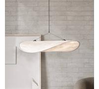 Lampada LED a sospensione New Works Tense, Ø 70 cm, bianca New Works