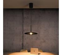 lampada LED a sospensione PURE E-Vitrum, platino, vetro/alluminio, CCT Pure