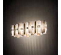 Lampada LED a sospensione Slamp La Lollo, color oro, 100 cm Slamp