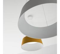 Lampada LED a sospensione Stilnovo Oxygen, gialla, Ø 56 cm Stilnovo