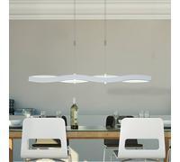 Lampada LED a sospensione Swing di Bopp, colore alluminio, lunghezza 120 cm BOPP