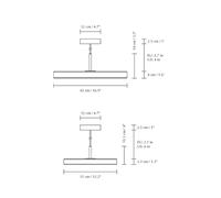 Umage Asteria Mini Lampada a sospensione LED, nero/cover ottone - Ra 93