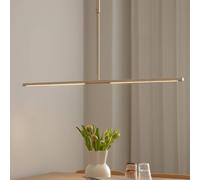 Lampada LED a sospensione UMAGE Omni, color ottone Lunghezza 107 cm a 2 luci. UMAGE