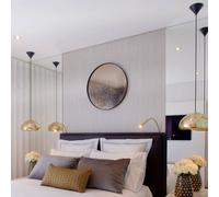 Lampada LED a sospensione Void di Tom Dixon, Ø 30 cm, ottone Tom Dixon