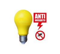 Lampada LED Antizanzara a luce Gialla Ambrata 9W - E27 Lampadina Anti Insetto