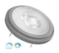 Lampada LED AR111 GX53 7.4W DIMMERABILE lampadina spotlight 24 gradi 12V AC DC [EEK: G]