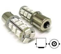 Lampada Led BA15S 1156 P21W 18 Smd Arancione 12V Luci Frecce