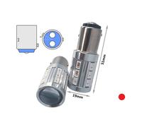 Lampada Led BAW15d PR21/5W Rosso 12V 24V 21/5W Compatibile Osram 7538LDR 21 Smd