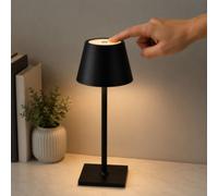 Lampada LED bistrot da tavolo touch ricaricabile USB 3 Watt con tecnologia CCT