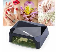 LAMPADA LED/CCFL 36 WATT PER UNGHIE NAILS DA ESTETISTE PROFESSIONALE CON TIMER