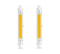 Lampada LED COB dimmerabile, faretto a doppia estremità ecologico per illuminazione domestica, sostituzione alogena R7S J118 da 9W, luce bianca