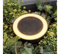Lampada LED con picchetto solare Otera di Dyberg Larsen, nera, IP54 Dyberg Larsen