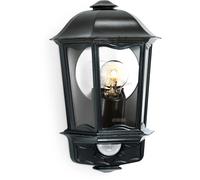 Lampada LED con rilevatore L 190 S 14,5x22x33,5 cm nero Nero