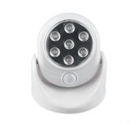 Lampada LED con sensore di movimento, girevole a 360°, senza fili, per | Testa girevole a 360°, sensore PIR, rilevamento 3 m, spegnimento automatico dopo 30 secondi, ideale per corridoio