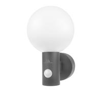 Maclean MCE515 GR Lampada LED con Rilevatore di movimento PIR 15W IP65 1600lm 4000K (Grigio)