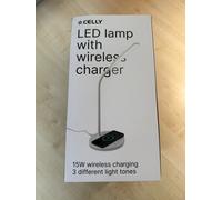 lampada led con wireless charger CELLY