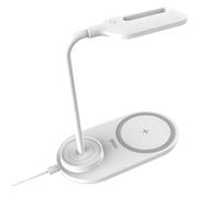 Lampada LED Cool Base Carica Wireless Qi 3 Modalità Bianco
