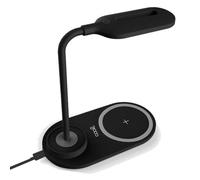 Lampada LED + base ricarica wireless Qi Cool Nero