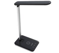 Lampada LED Cool Fold con base di ricarica wireless Qi Nera