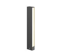 Lampada LED da esterni 'Lirka' (Moderno) colore Grigio, in Alluminio (2 luci, lampadina inclusa) di Lucande | lampioncino, paletto luminoso, lampada da viale, lampione