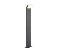 Lampada LED da esterni 'Tinna' (Moderno) colore Nero, in Alluminio (1 luce, lampadina inclusa) di Lucande | lampioncino, paletto luminoso, lampada da viale, lampione