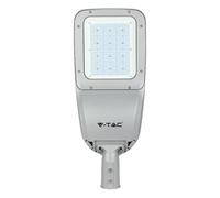Lampada LED da esterno, lampione stradale, per esterni, resistente alla polvere, grigio, alluminio, IP65