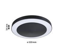 Lampada LED da esterno Paulmann Circula, antracite, sensore, IP44 Paulmann