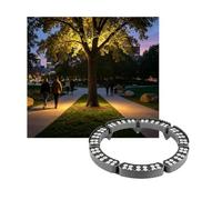 Lampada LED da Giardino, Luci ad Anello LED per Esterni - 7 Teste, 84 W, Illuminazione dal Basso Verso l'Alto, IP65, Alluminio pressofuso Impermeabile, 110 V, luci per Parco e Giardino per c