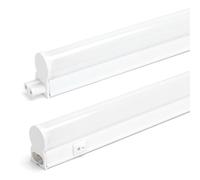 Lampada LED da incasso, 150 cm, luce bianca calda, 3000 K, 2640 lm, senza sfarfallio, con interruttore on/off, cavo di alimentazione da 60 cm con spina europea e accessori di montaggio, L1478 x 23 x