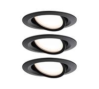 PLM 93080 - Lampada da incasso Nova Plus Coin, 3x6 W, 2700 K, dimmerabile, o