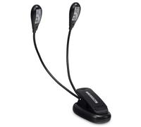 Lampada LED da Leggio Supporto Musicale Leggere Piano 4 LEDs Pinza Clip Lettura