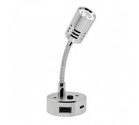 Lampada LED da Lettura IP20 Lampada con Collo Flessibile Bracci Flessibili