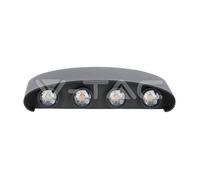 LAMPADA LED DA MURO 7W WALL LIGHT NERA CON 8 LED SMD APPLIQUE IP65 - SKU 218619