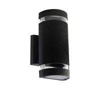Lampada LED da Muro Con Portalampada 2xE27 Doppio Fascio Luminoso Rotonda IP44 S