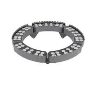 Lampada LED da Paesaggio, Luci ad Anello LED per Esterni, Illuminazione dal Basso per Palme Impermeabile 110V-220V, Faretto da Giardino IP65, Lampada a 5 Teste a Luce Blu, 24-84W per Cortili