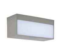 V-TAC Lampada LED da Muro Rettangolare 12W Doppio Fascio Luminoso Colore Grigio 6400K IP65