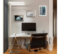 Arcchio Lampada da Terra Dimmerabile, Piantana LED 60W 6000LM Luce Bianco Naturale 4.000 K per Ufficio verso Alto e Basso Studio Moderno Industriale