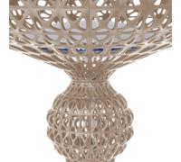 Lampada LED da pavimento Kartell Kabuki, grigio tortora, 166 cm, dimmerabile Kartell