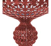 Lampada LED da pavimento Kartell Kabuki, rosso bordeaux, 166 cm, dimmerabile Kartell