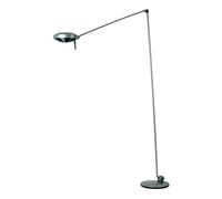 Lampada LED da pavimento Lumina Elle altezza 200cm 3.000K nichel Lumina