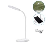 LAMPADA LED DA SCRIVANIA 5000K CON RICARICA WIRELESS QI PER SMARTPHONE AIGOSTAR [EEK: A++]