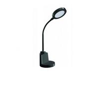 Lampada led da scrivania Velamp TL1602-N-con interruttore touch-nero